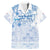 Custom Japan Football Family Matching Mermaid Dress and Hawaiian Shirt Go Samurai Blue Sakura Tokyo Style