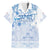 Custom Japan Football Family Matching Tank Maxi Dress and Hawaiian Shirt Go Samurai Blue Sakura Tokyo Style