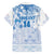 Custom Japan Football Family Matching Tank Maxi Dress and Hawaiian Shirt Go Samurai Blue Sakura Tokyo Style