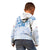 Custom Japan Football Kid Hoodie Go Samurai Blue Sakura Tokyo Style