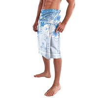 Custom Japan Football Lavalava Go Samurai Blue Sakura Tokyo Style