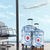 Custom Japan Football Luggage Cover Go Samurai Blue Sakura Tokyo Style