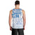 Custom Japan Football Men Tank Top Go Samurai Blue Sakura Tokyo Style