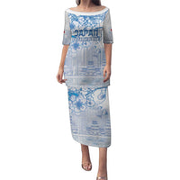 Custom Japan Football Puletasi Go Samurai Blue Sakura Tokyo Style