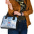 Custom Japan Football Shoulder Handbag Go Samurai Blue Sakura Tokyo Style