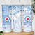 Custom Japan Football Skinny Tumbler Go Samurai Blue Sakura Tokyo Style