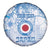 Custom Japan Football Spare Tire Cover Go Samurai Blue Sakura Tokyo Style