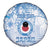 Custom Japan Football Spare Tire Cover Go Samurai Blue Sakura Tokyo Style
