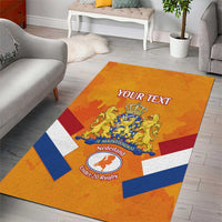 Custom Netherlands Rugby Area Rug 2024 Go Champions Nederland - Wonder Print Shop