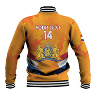 Custom Netherlands Rugby Baseball Jacket 2024 Go Champions Nederland - Wonder Print Shop