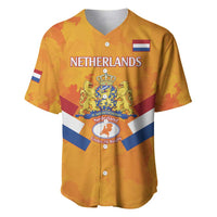 Custom Netherlands Rugby Baseball Jersey 2024 Go Champions Nederland - Wonder Print Shop