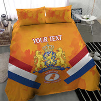 Custom Netherlands Rugby Bedding Set 2024 Go Champions Nederland - Wonder Print Shop