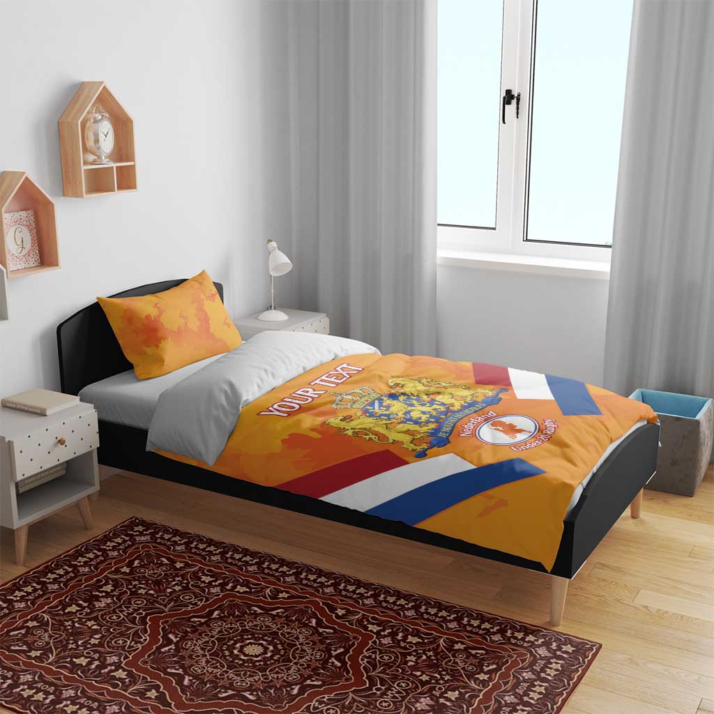 Custom Netherlands Rugby Bedding Set 2024 Go Champions Nederland - Wonder Print Shop