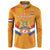 Custom Netherlands Rugby Button Sweatshirt 2024 Go Champions Nederland - Wonder Print Shop