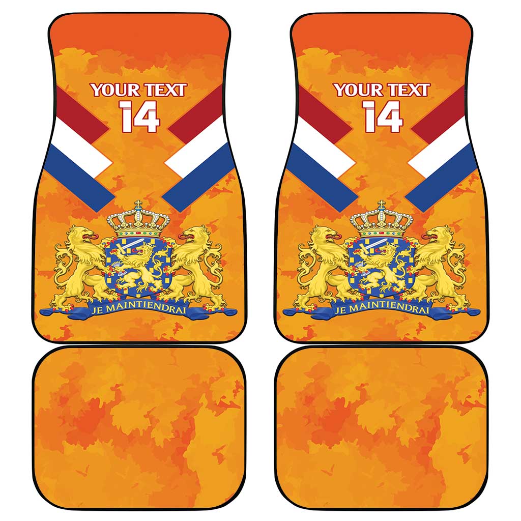 Custom Netherlands Rugby Car Mats 2024 Go Champions Nederland - Wonder Print Shop