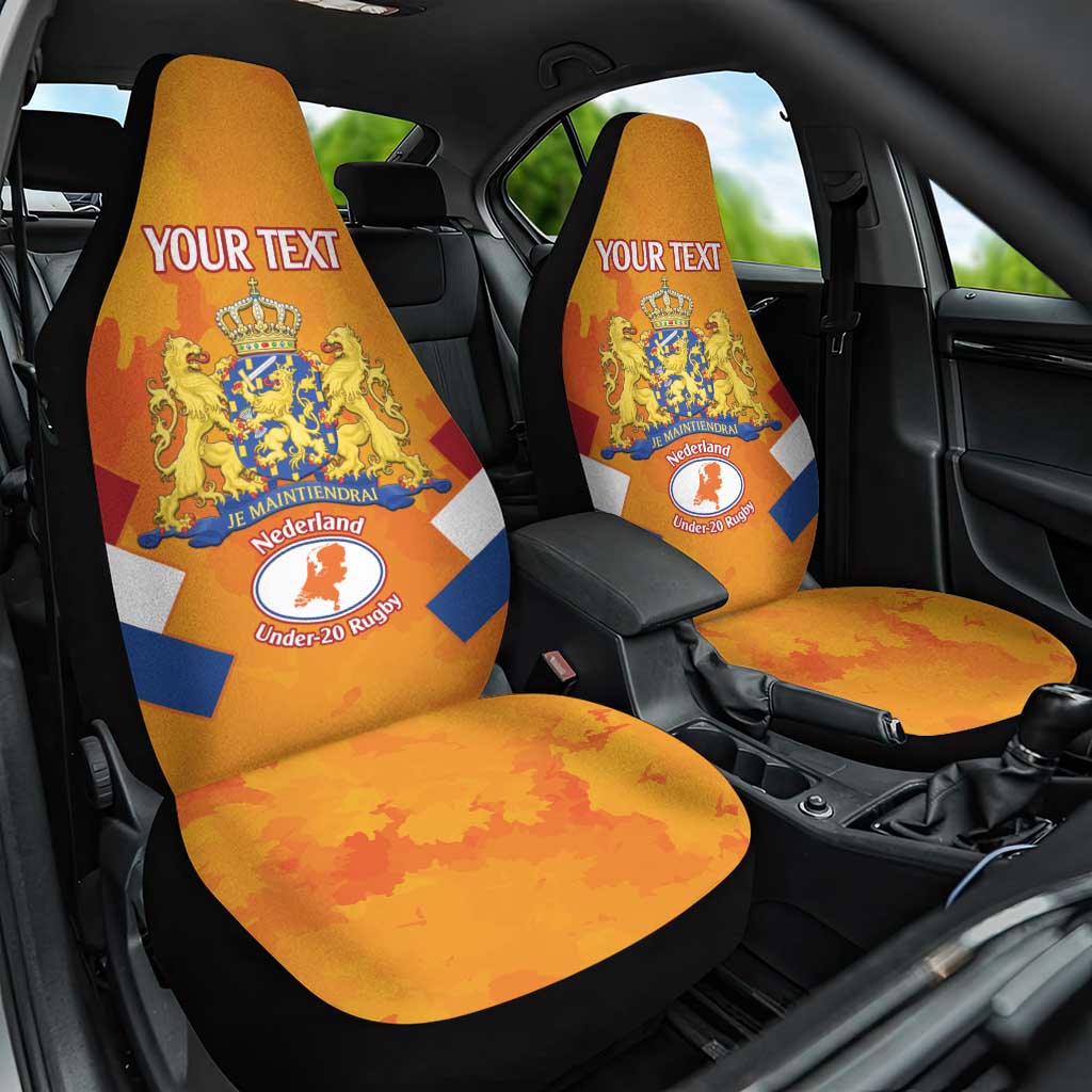 Custom Netherlands Rugby Car Seat Cover 2024 Go Champions Nederland - Wonder Print Shop