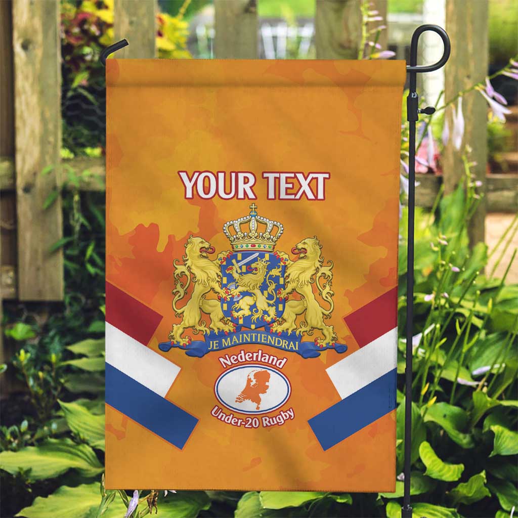 Custom Netherlands Rugby Garden Flag 2024 Go Champions Nederland - Wonder Print Shop