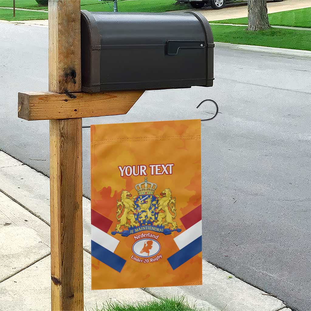 Custom Netherlands Rugby Garden Flag 2024 Go Champions Nederland - Wonder Print Shop