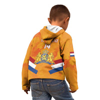 Custom Netherlands Rugby Kid Hoodie 2024 Go Champions Nederland - Wonder Print Shop