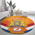 Custom Netherlands Rugby Round Carpet 2024 Go Champions Nederland