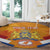 Custom Netherlands Rugby Round Carpet 2024 Go Champions Nederland