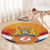 Custom Netherlands Rugby Round Carpet 2024 Go Champions Nederland