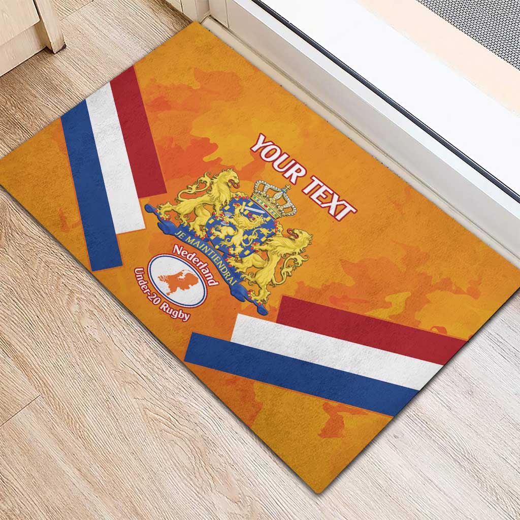 Custom Netherlands Rugby Rubber Doormat 2024 Go Champions Nederland - Wonder Print Shop