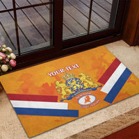 Custom Netherlands Rugby Rubber Doormat 2024 Go Champions Nederland - Wonder Print Shop