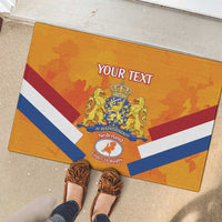 Custom Netherlands Rugby Rubber Doormat 2024 Go Champions Nederland - Wonder Print Shop