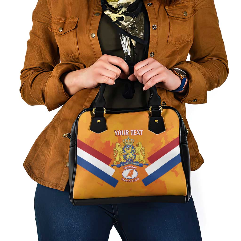Custom Netherlands Rugby Shoulder Handbag 2024 Go Champions Nederland