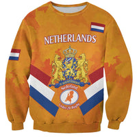 Custom Netherlands Rugby Sweatshirt 2024 Go Champions Nederland - Wonder Print Shop