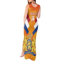 Custom Netherlands Rugby Tank Maxi Dress 2024 Go Champions Nederland - Wonder Print Shop