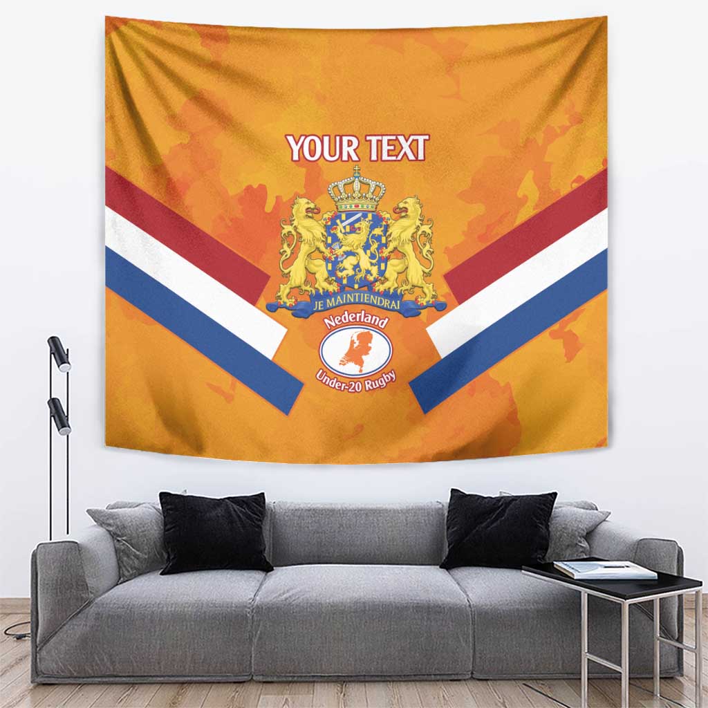 Custom Netherlands Rugby Tapestry 2024 Go Champions Nederland - Wonder Print Shop