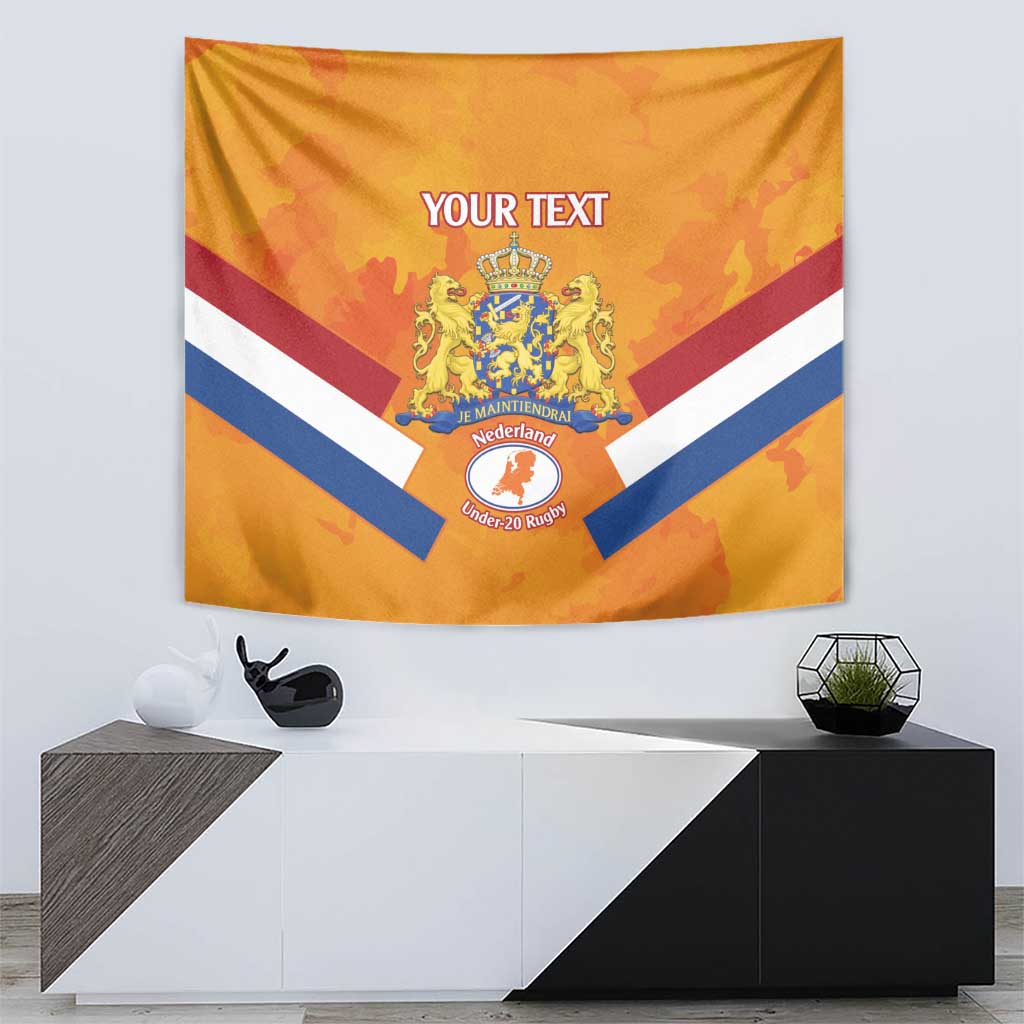 Custom Netherlands Rugby Tapestry 2024 Go Champions Nederland - Wonder Print Shop