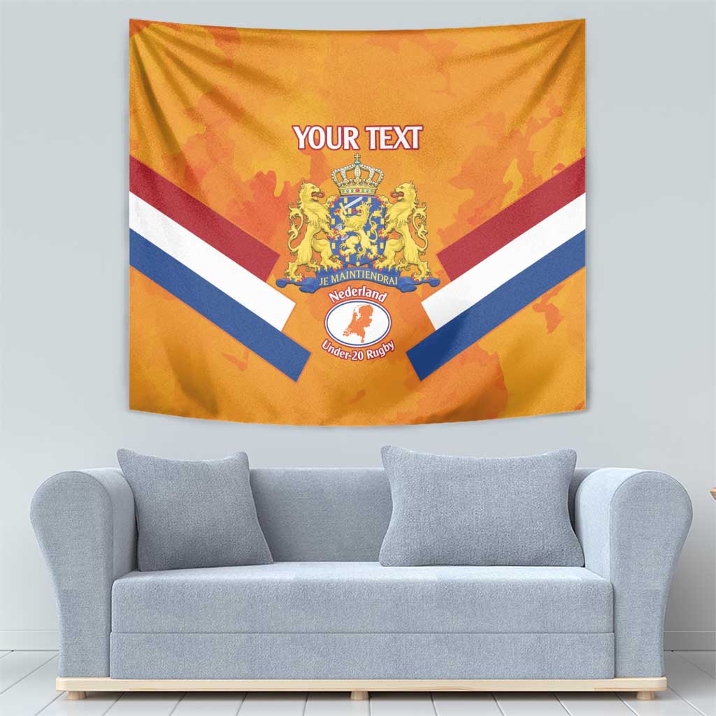 Custom Netherlands Rugby Tapestry 2024 Go Champions Nederland - Wonder Print Shop