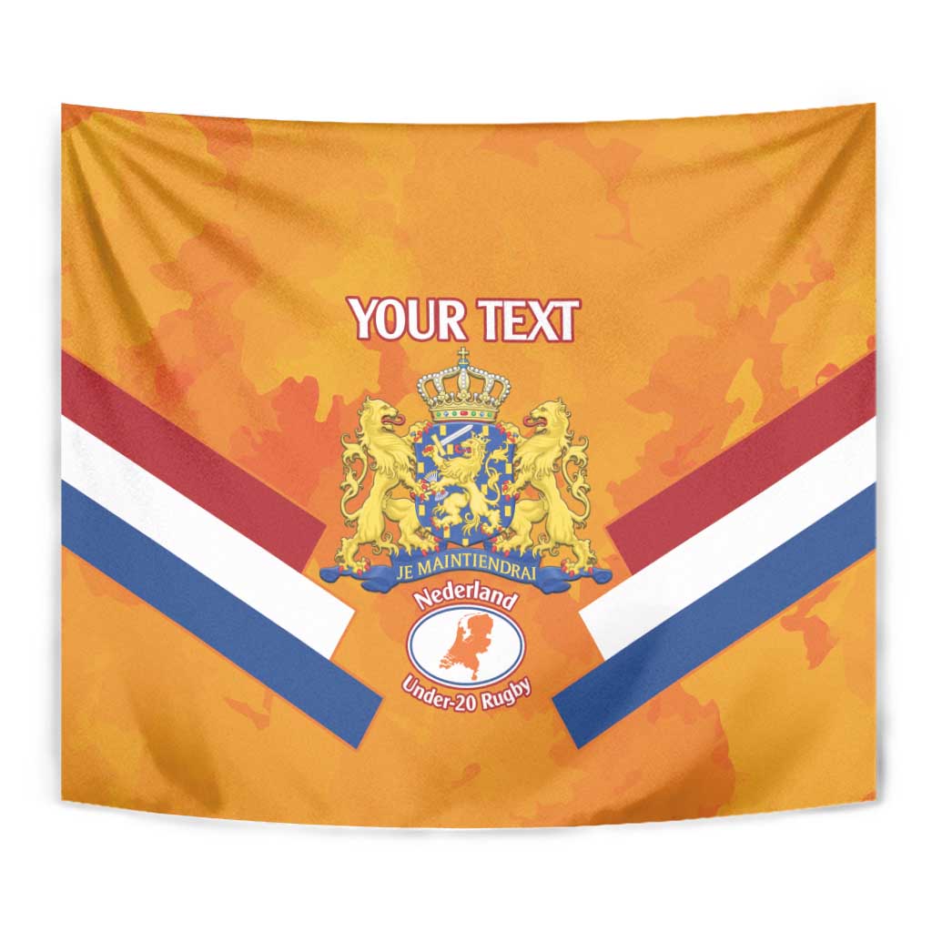 Custom Netherlands Rugby Tapestry 2024 Go Champions Nederland - Wonder Print Shop