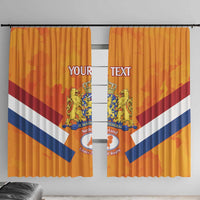 Custom Netherlands Rugby Window Curtain 2024 Go Champions Nederland - Wonder Print Shop