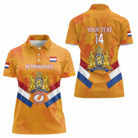 Custom Netherlands Rugby Women Polo Shirt 2024 Go Champions Nederland - Wonder Print Shop