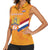 Custom Netherlands Rugby Women Sleeveless Polo Shirt 2024 Go Champions Nederland - Wonder Print Shop