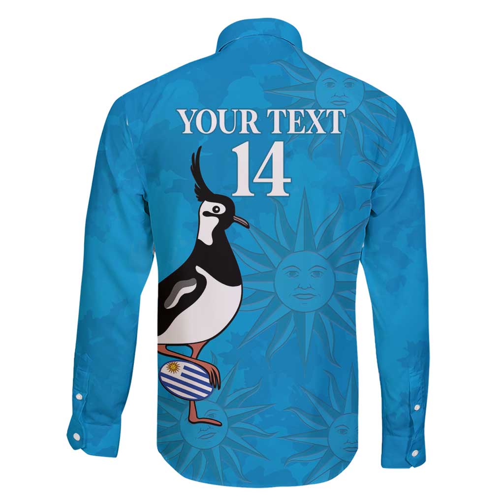 Custom Uruguay Rugby Family Matching Short Sleeve Bodycon Dress and Hawaiian Shirt 2024 Go Champions Southern Lapwing - Wonder Print Shop