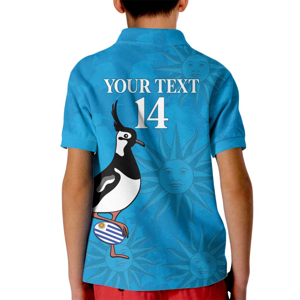 Custom Uruguay Rugby Kid Polo Shirt 2024 Go Champions Southern Lapwing - Wonder Print Shop