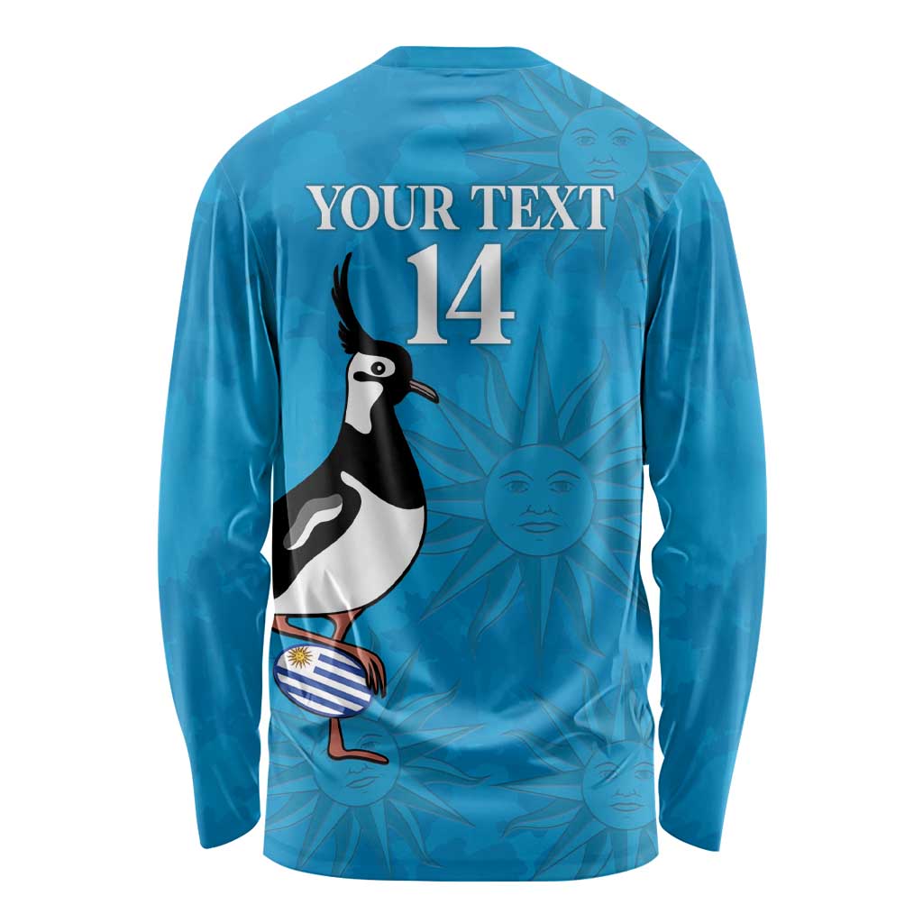 Custom Uruguay Rugby Long Sleeve Shirt 2024 Go Champions Southern Lapwing - Wonder Print Shop