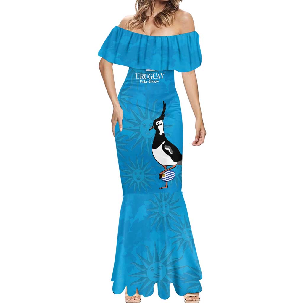 Custom Uruguay Rugby Mermaid Dress 2024 Go Champions Southern Lapwing - Wonder Print Shop