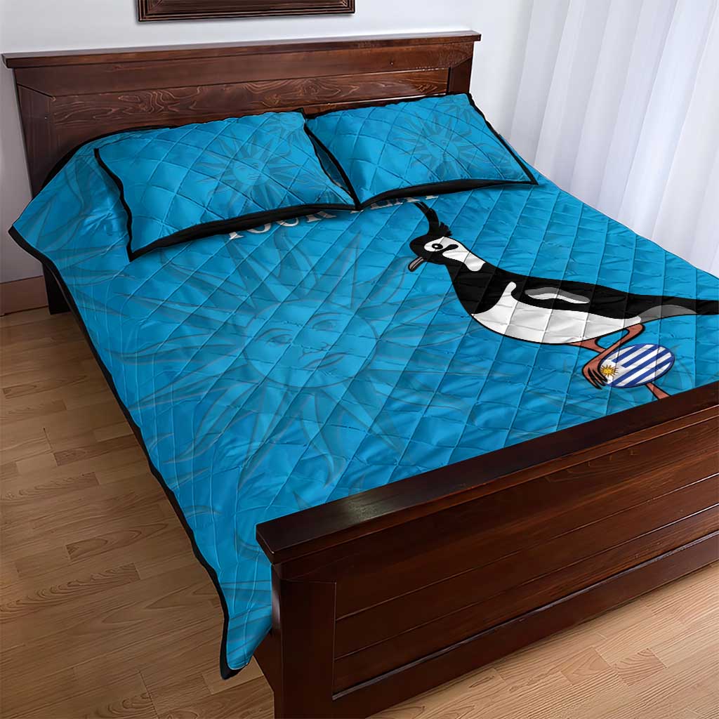 Custom Uruguay Rugby Quilt Bed Set 2024 Go Champions Southern Lapwing - Wonder Print Shop