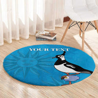 Custom Uruguay Rugby Round Carpet 2024 Go Champions Southern Lapwing