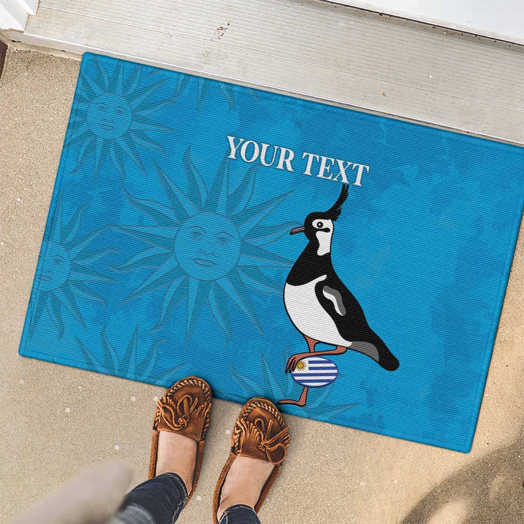 Custom Uruguay Rugby Rubber Doormat 2024 Go Champions Southern Lapwing - Wonder Print Shop