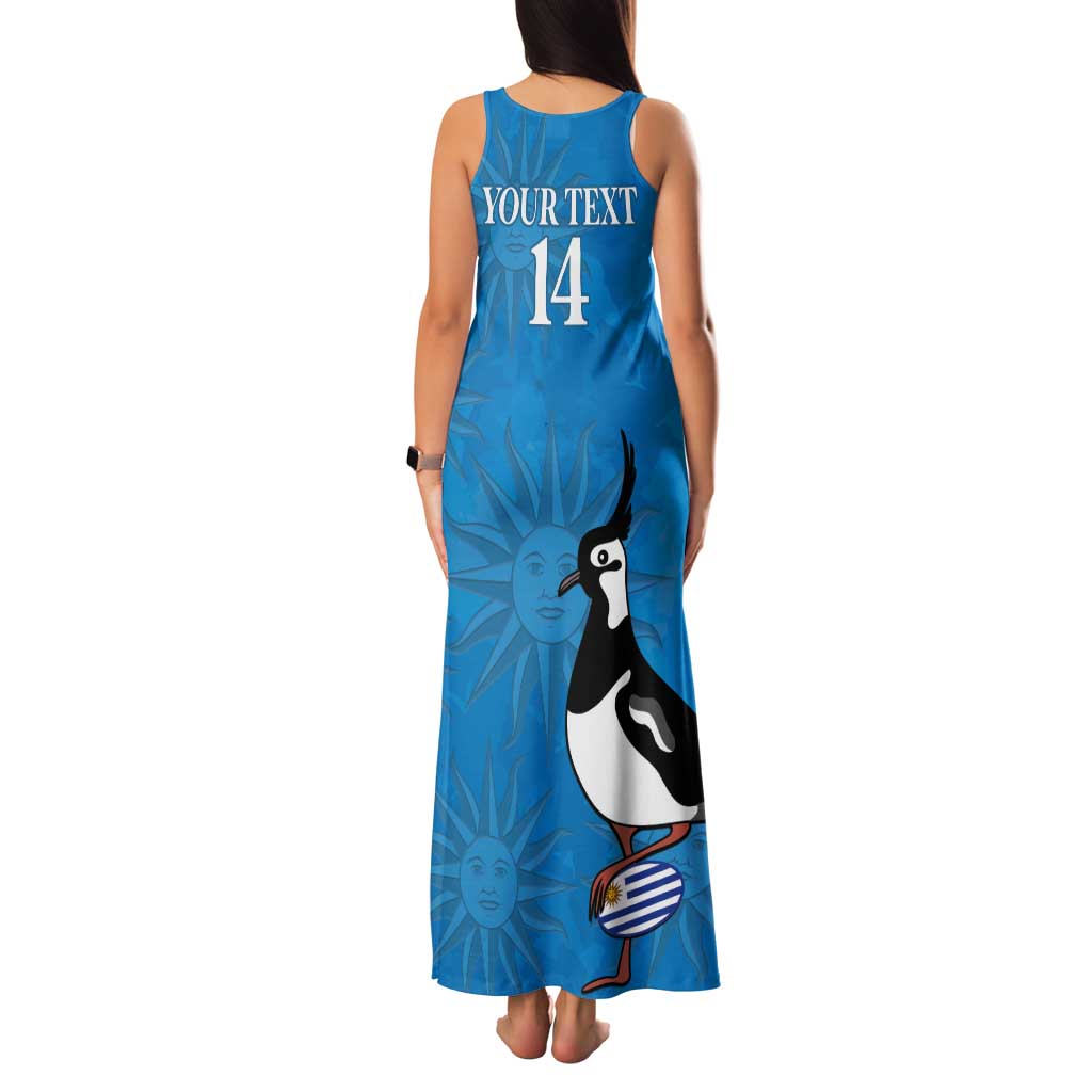 Custom Uruguay Rugby Tank Maxi Dress 2024 Go Champions Southern Lapwing - Wonder Print Shop