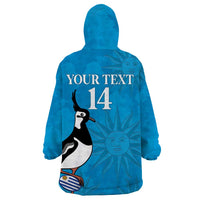 Custom Uruguay Rugby Wearable Blanket Hoodie 2024 Go Champions Southern Lapwing - Wonder Print Shop