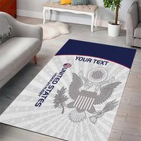 Custom United States Rugby Area Rug 2024 Go Champions Eagles - Wonder Print Shop