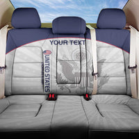 Custom United States Rugby Back Car Seat Cover 2024 Go Champions Eagles - Wonder Print Shop